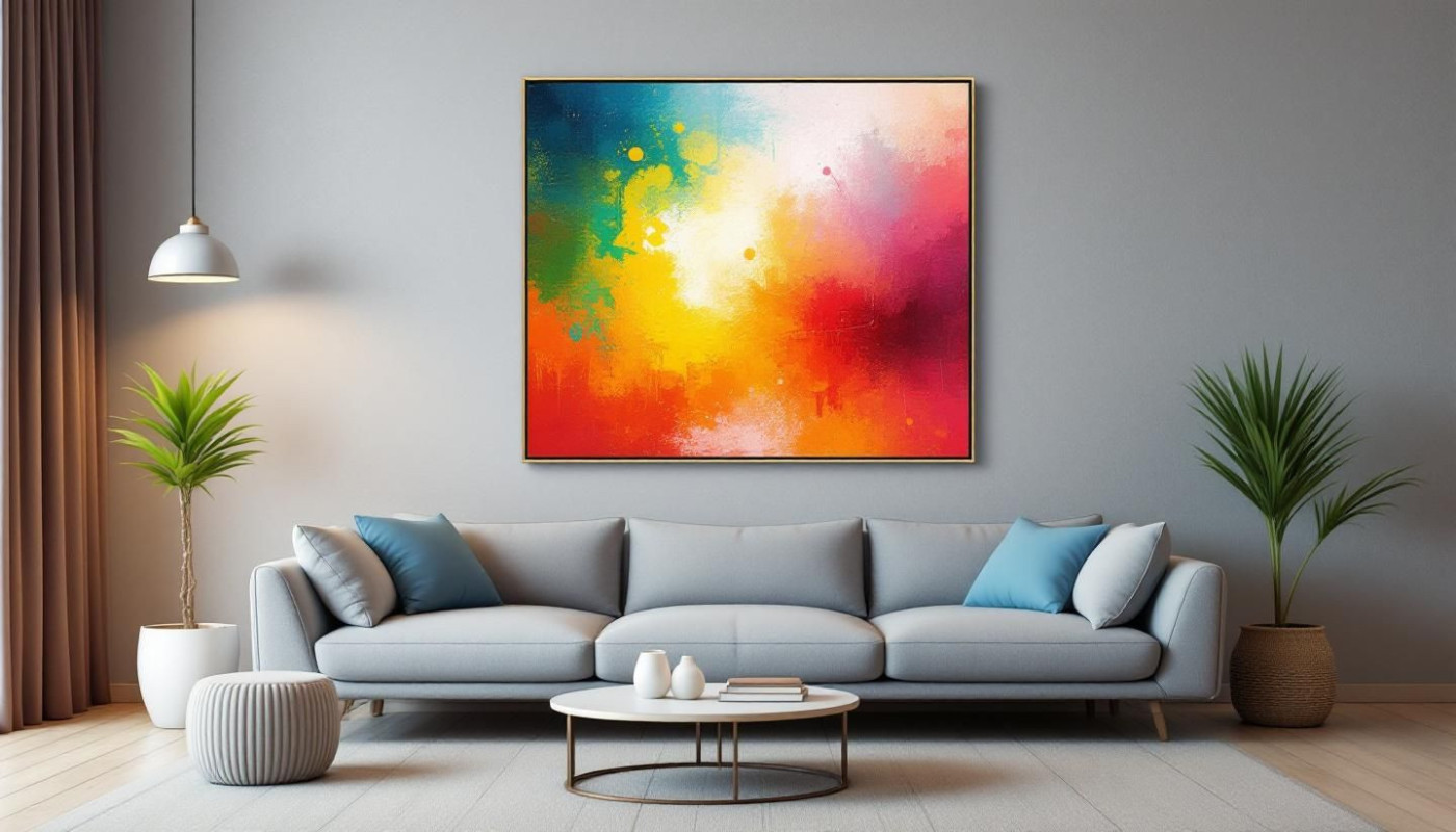 Comment choisir des tableaux abstraits pour chaque pièce de la maison ?